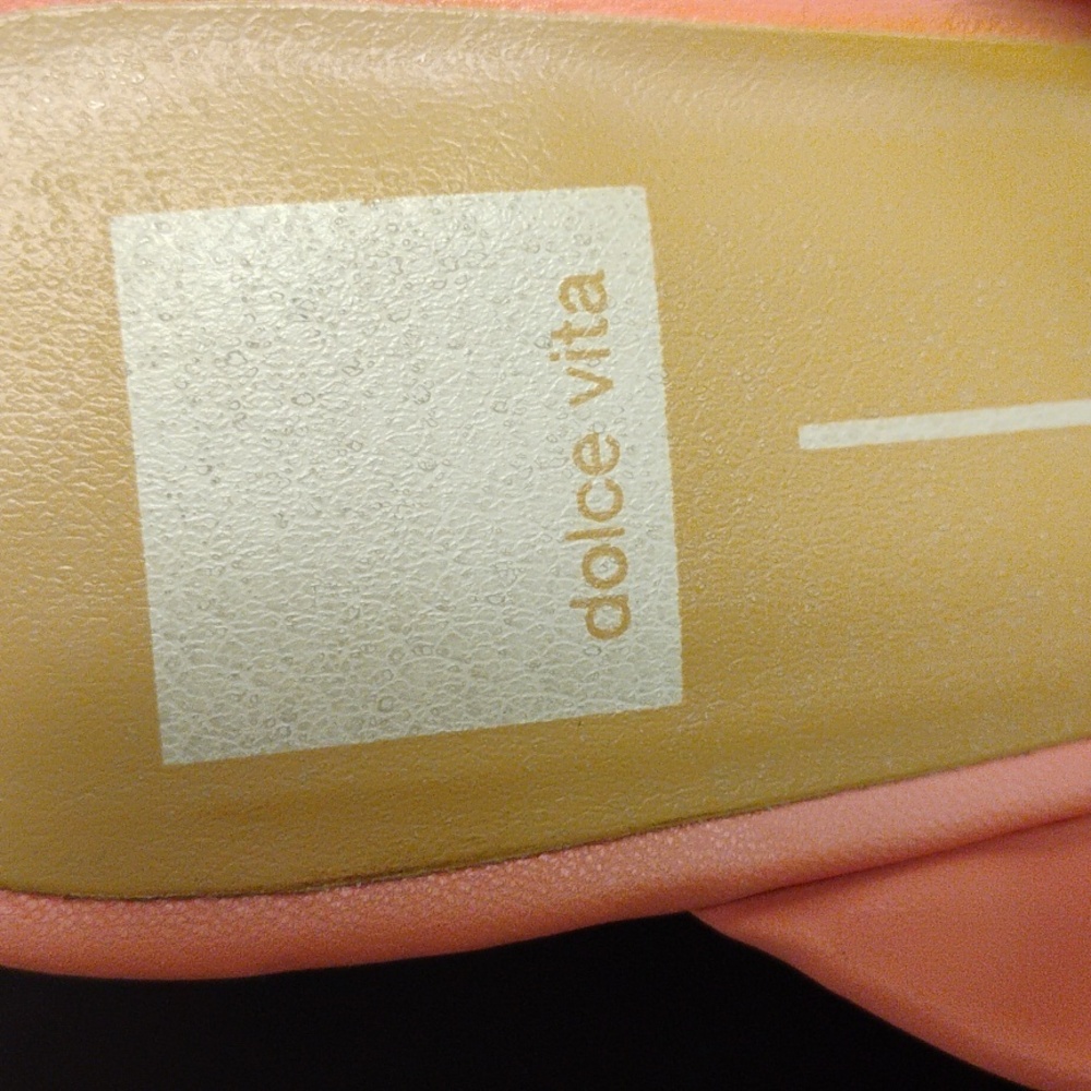 Dolce Vita Neka Coral Twist Sandal Wedges - Picture 9 of 9